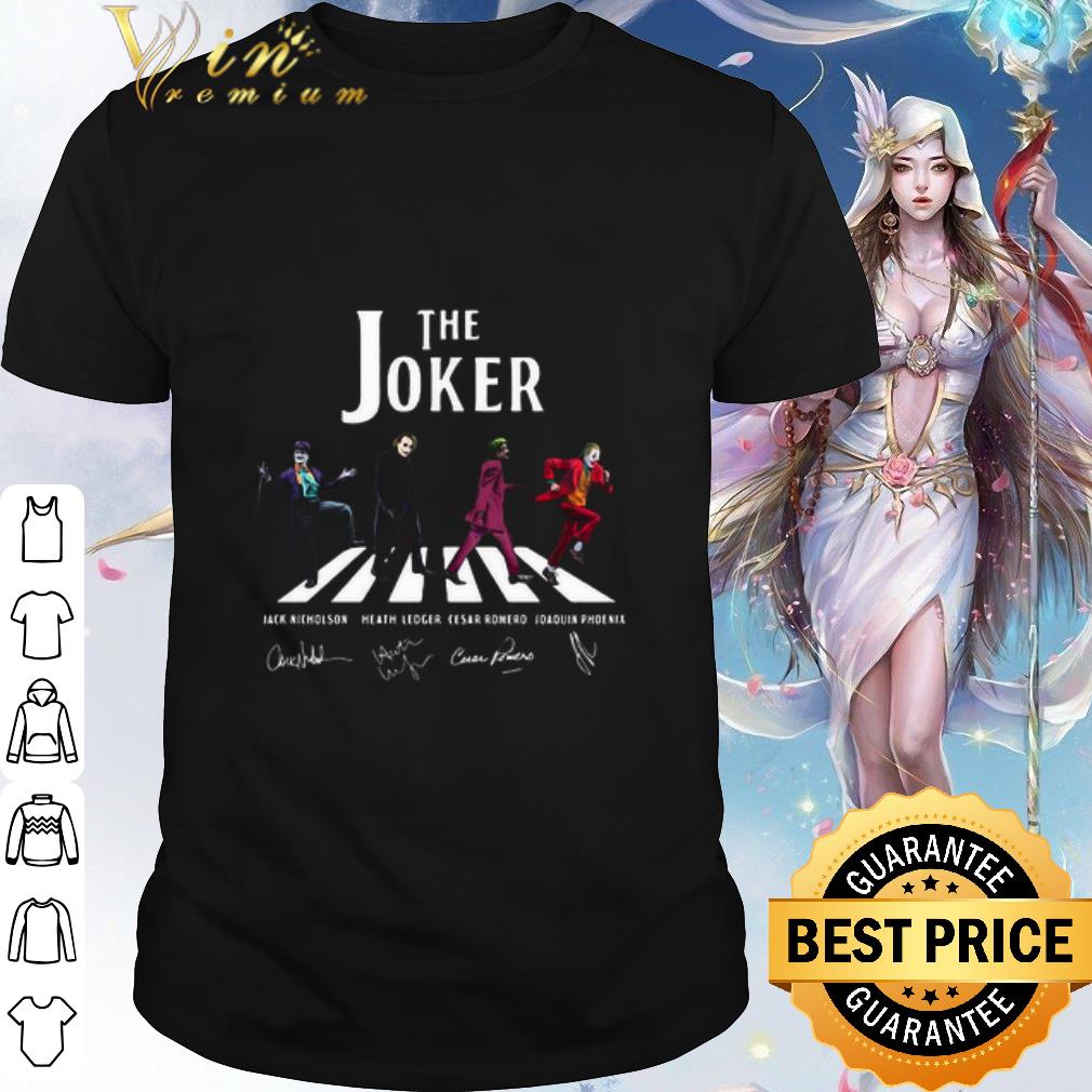 Cool The Joker Abbey Road The Beatles Signatures shirt
