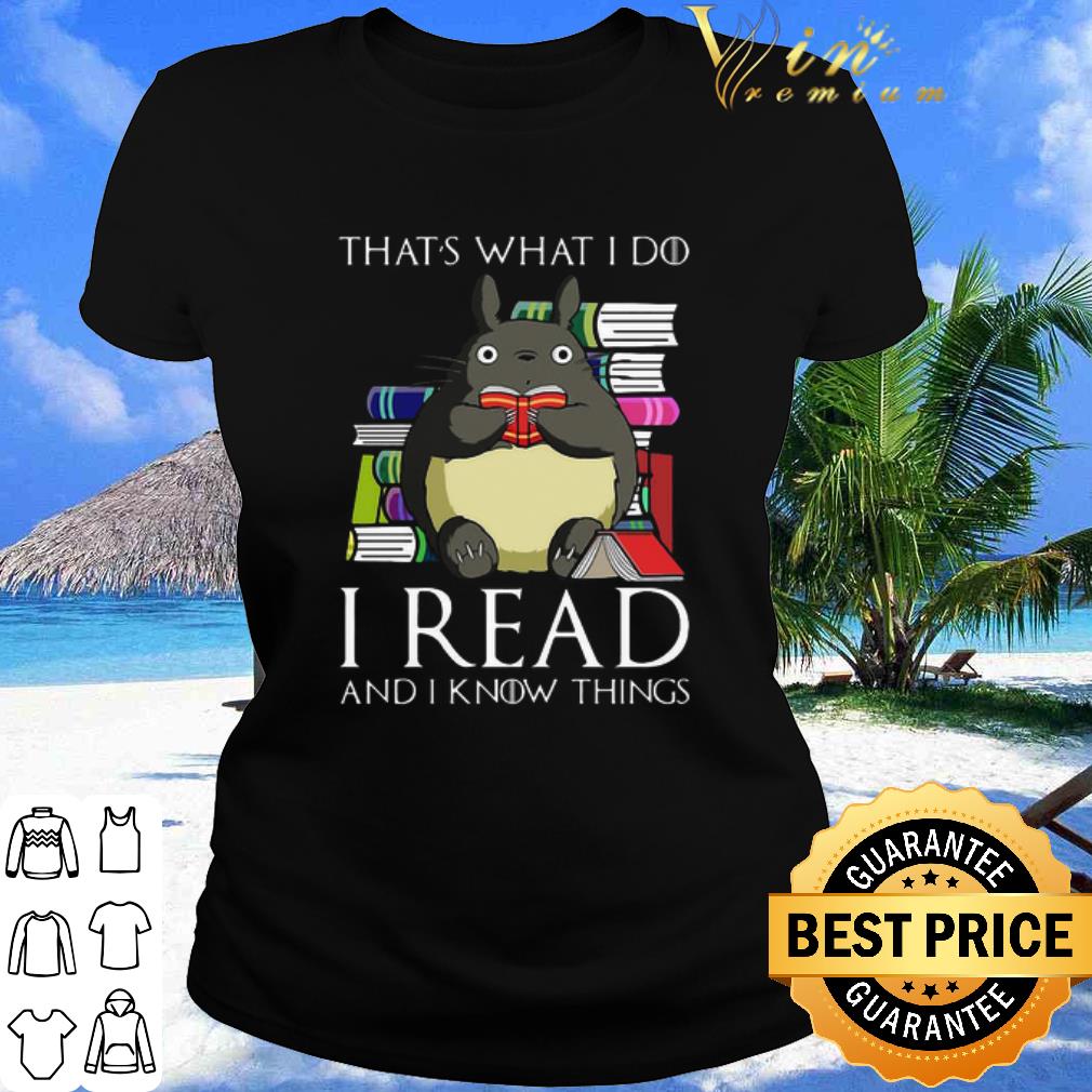 Best That’s What I Do I Read And I Know Things Book Mouse shirt