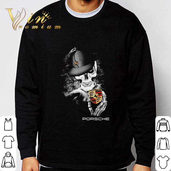 b4759522 skeleton skull porsche logo shirt 4 - Skeleton skull porsche logo shirt