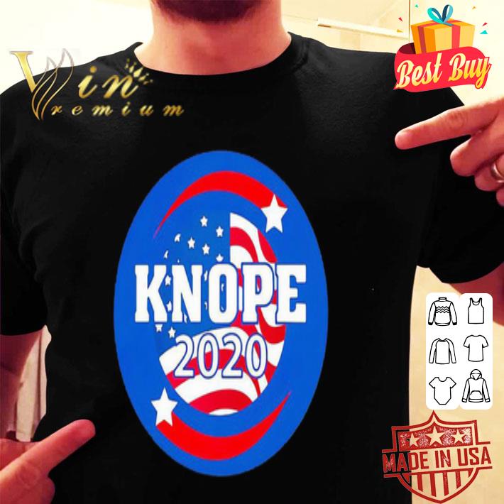 Leslie Knope For President 2020 American Flag 4th of july shirt