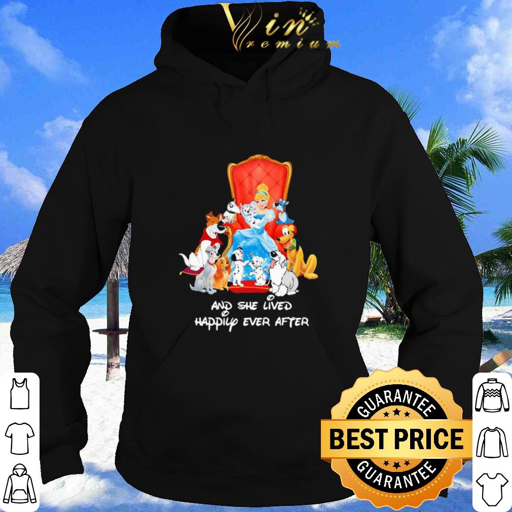 Cool Disney Cinderella Lady And The Tramp And She Lived Happily Ever After shirt bdc95a91 cool disney cinderella lady and the tramp and she lived happily ever after shirt 4 - Cool Disney Cinderella Lady And The Tramp And She Lived Happily Ever After shirt