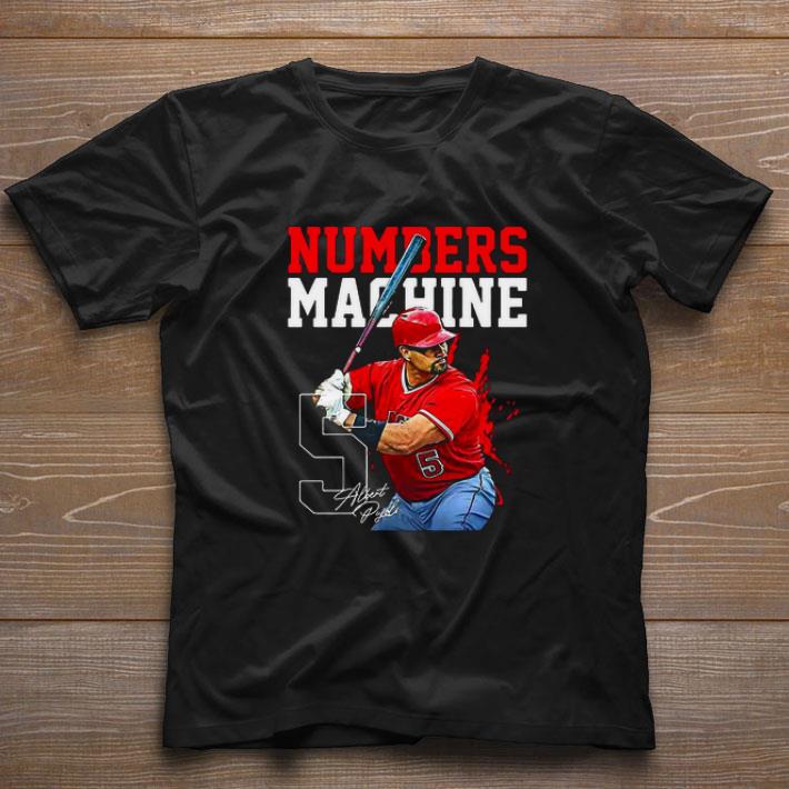 Pretty Albert Pyles 5 Numbers Machine Baseball Player shirt