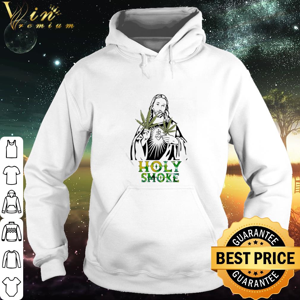 c61f73be official jesus weed marijuana holy smoke shirt 4 - Official Jesus Weed Marijuana Holy Smoke shirt