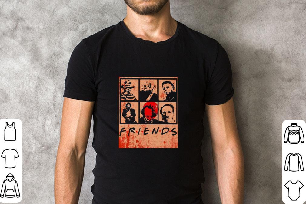 Top Friends Halloween Horror Characters Blood shirt