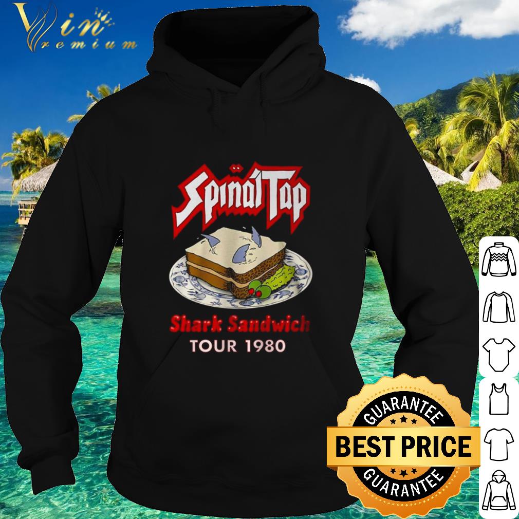 ca2c7f46 premium spinal tap shark sandwich tour 1980 shirt 4 - Premium Spinal Tap Shark Sandwich Tour 1980 shirt