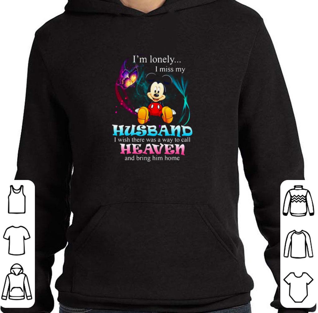 cac15575 premium mickey mouse butterfly i m lonely i miss my husband i wish there was a way to call heaven and bring him home shirt 4 - Premium Mickey mouse butterfly i’m lonely i miss my husband i wish there was a way to call heaven and bring him home shirt