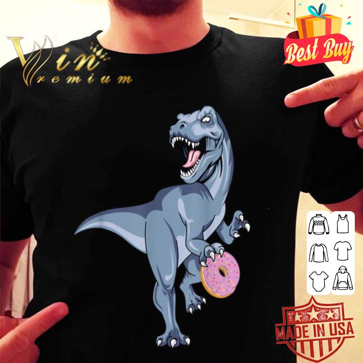 Dinosaur Donut Dino Doughnut Halloween Kids Trex Gift Fossil shirt