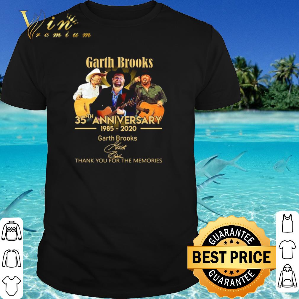Original Troyal Garth Brooks 35th anniversary 1985-2020 signature shirt