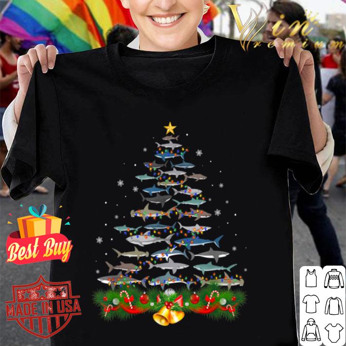 SHARK Christmas Tree SHARK Lovers Gifts Men Women Kids shirt