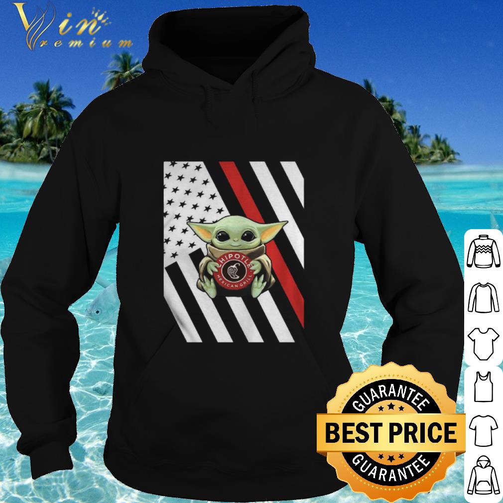 Premium Baby Yoda hug Chipotle American flag shirt d4a98e48 premium baby yoda hug chipotle american flag shirt 4 - Premium Baby Yoda hug Chipotle American flag shirt