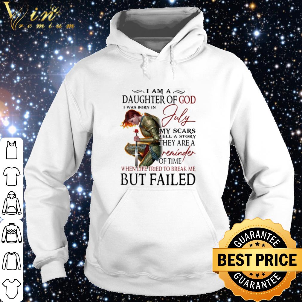 Nice Warrior Woman I Am A Daughter Of God I Was Born In July shirt d57210aa nice warrior woman i am a daughter of god i was born in july shirt 4 - Nice Warrior Woman I Am A Daughter Of God I Was Born In July shirt