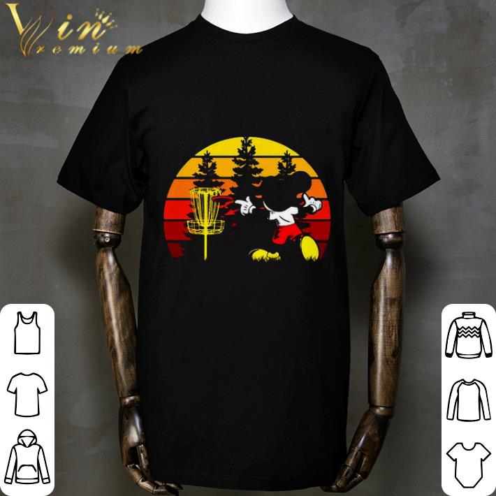 Mickey Mouse Playing Disc Golf shirt