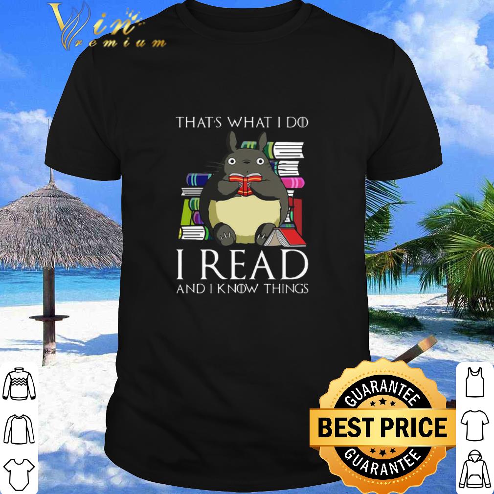 Best That’s What I Do I Read And I Know Things Book Mouse shirt