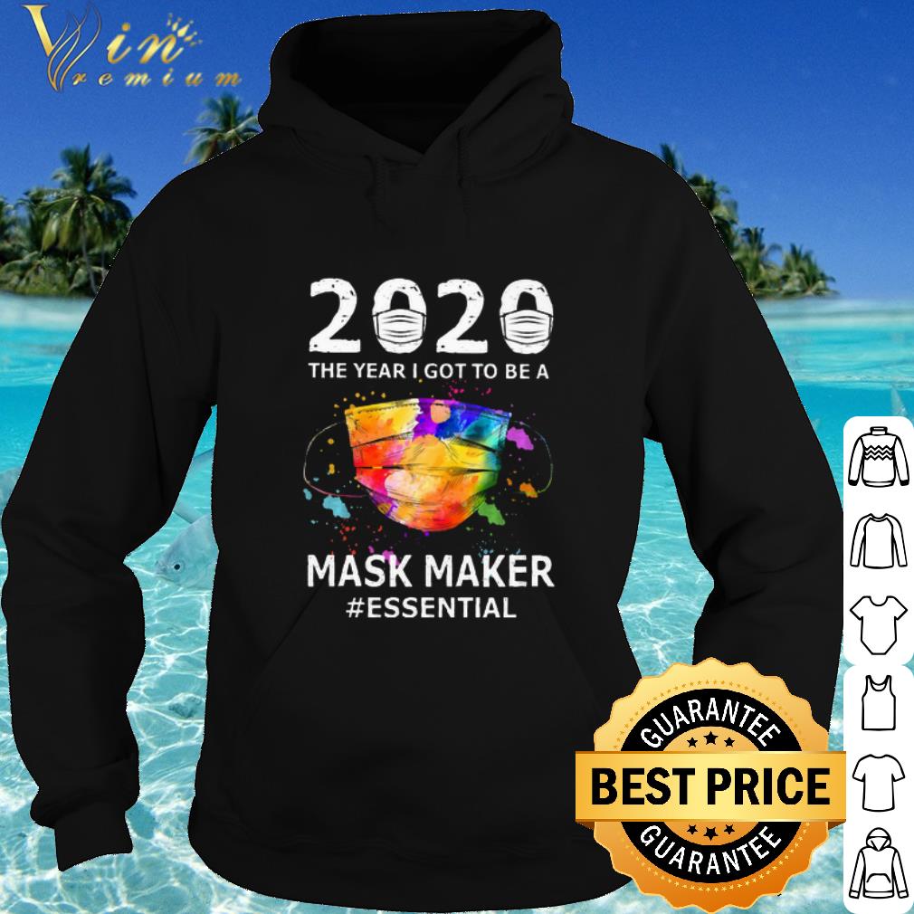 e006f709 official 2020 the year i got to be a mask maker essential colors shirt 4 - Official 2020 the year i got to be a mask maker #essential colors shirt