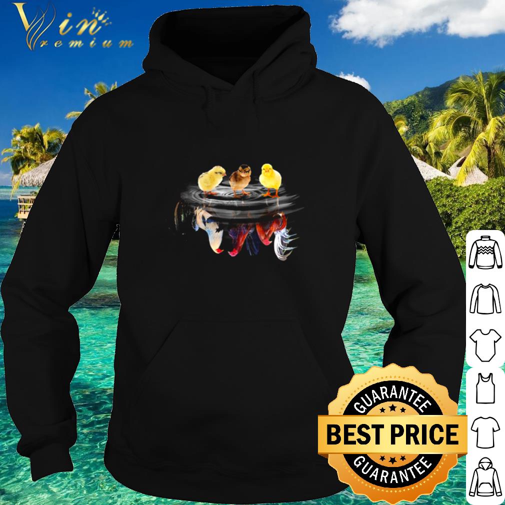 e0224131 official chick water mirror reflection chicken shirt 4 - Official Chick Water Mirror Reflection Chicken shirt