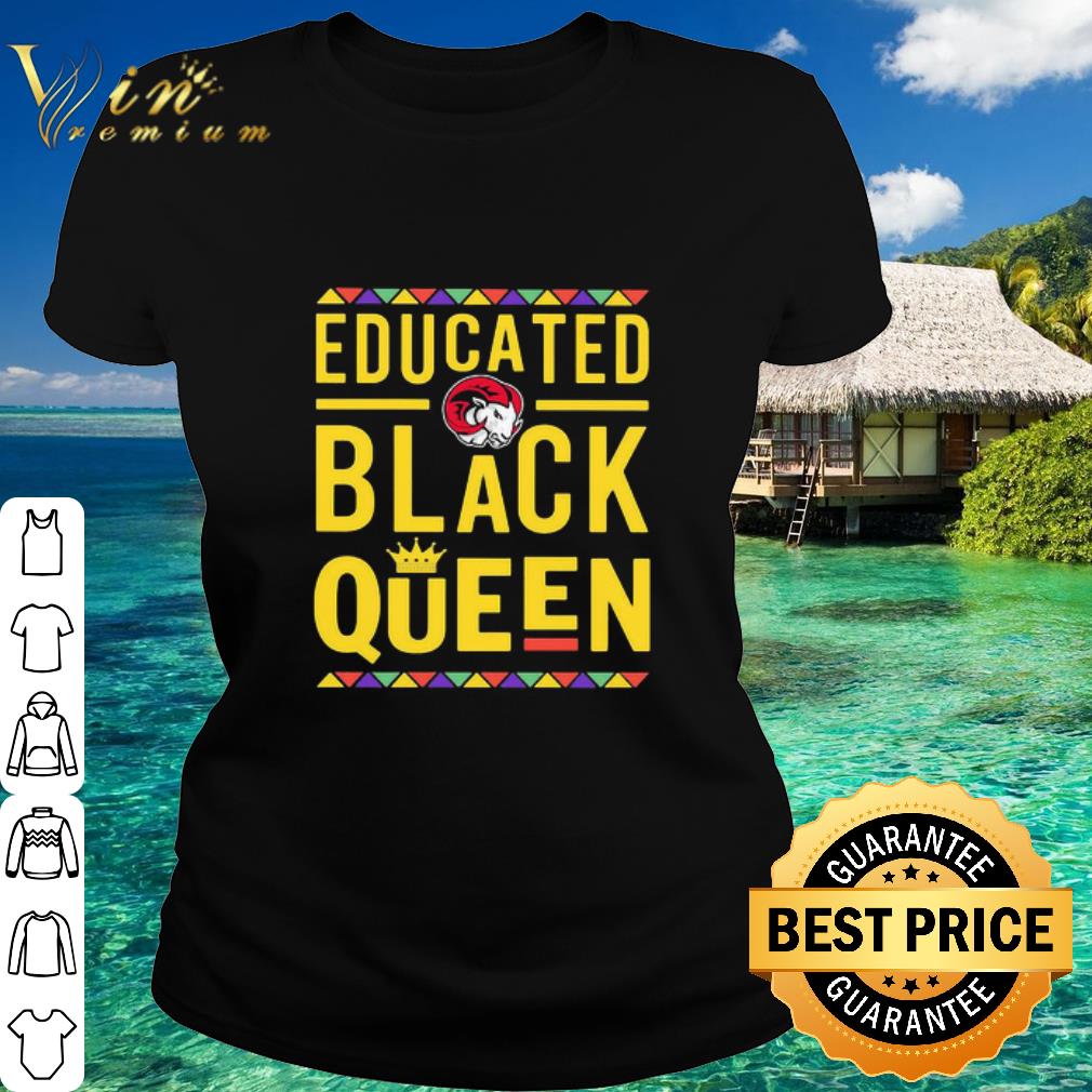 Best Educated Black Queen Ram Ready Winston Salem State University shirt