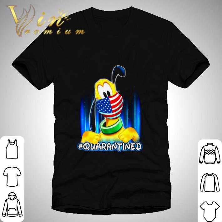 Disney Pluto Mask Quarantined Coronavirus shirt
