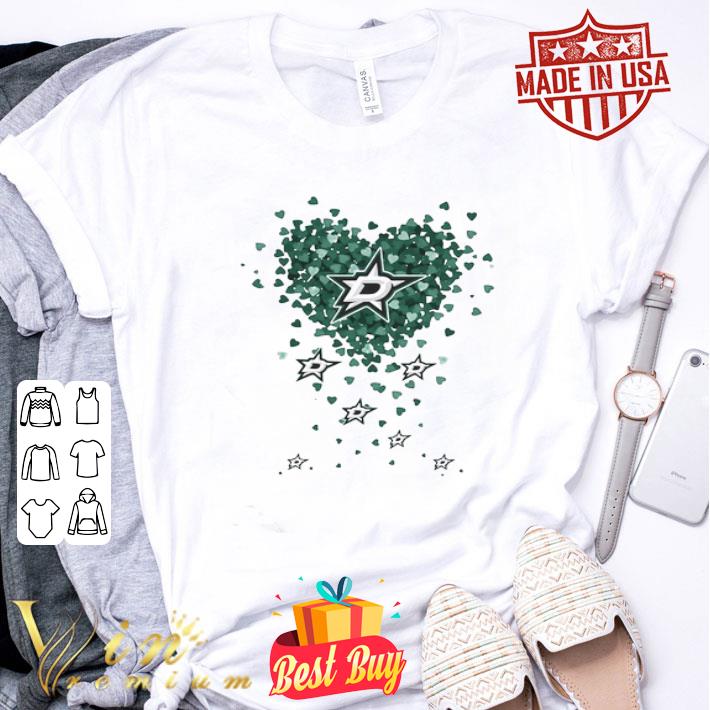 Love Dallas Stars Hockey Logo Tiny Shape Hearts shirt
