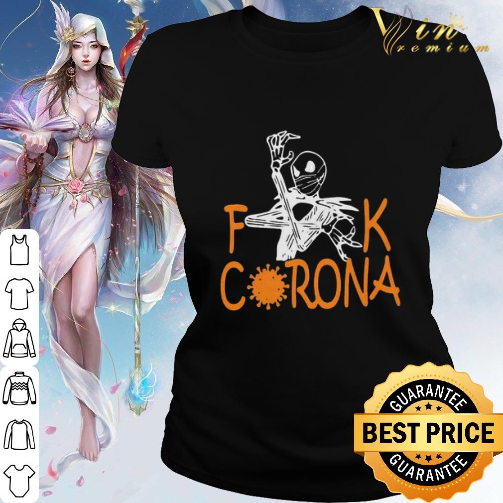 Best Jack Skellington Mask Fuck Coronavirus shirt