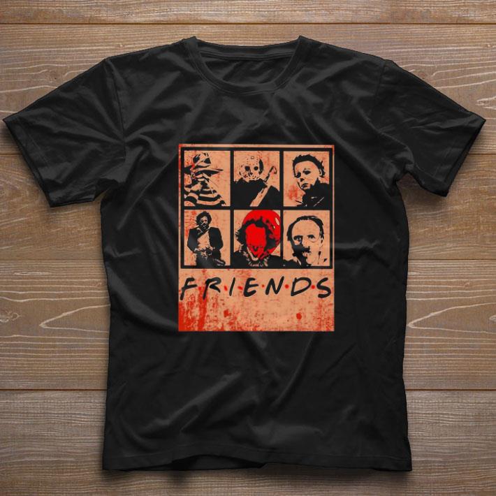 Top Friends Halloween Horror Characters Blood shirt
