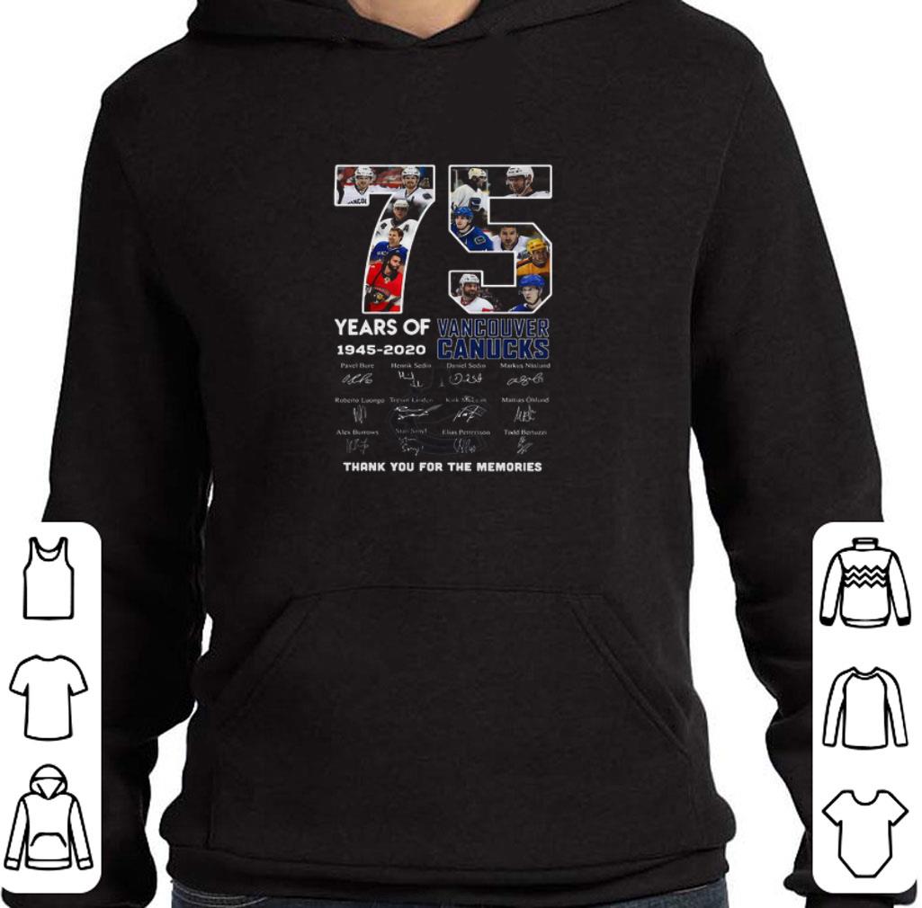 ef696f0f nice 75 years of 1945 2020 vancouver canucks hockey signatures shirt 4 - Nice 75 Years Of 1945-2020 Vancouver Canucks Hockey Signatures shirt