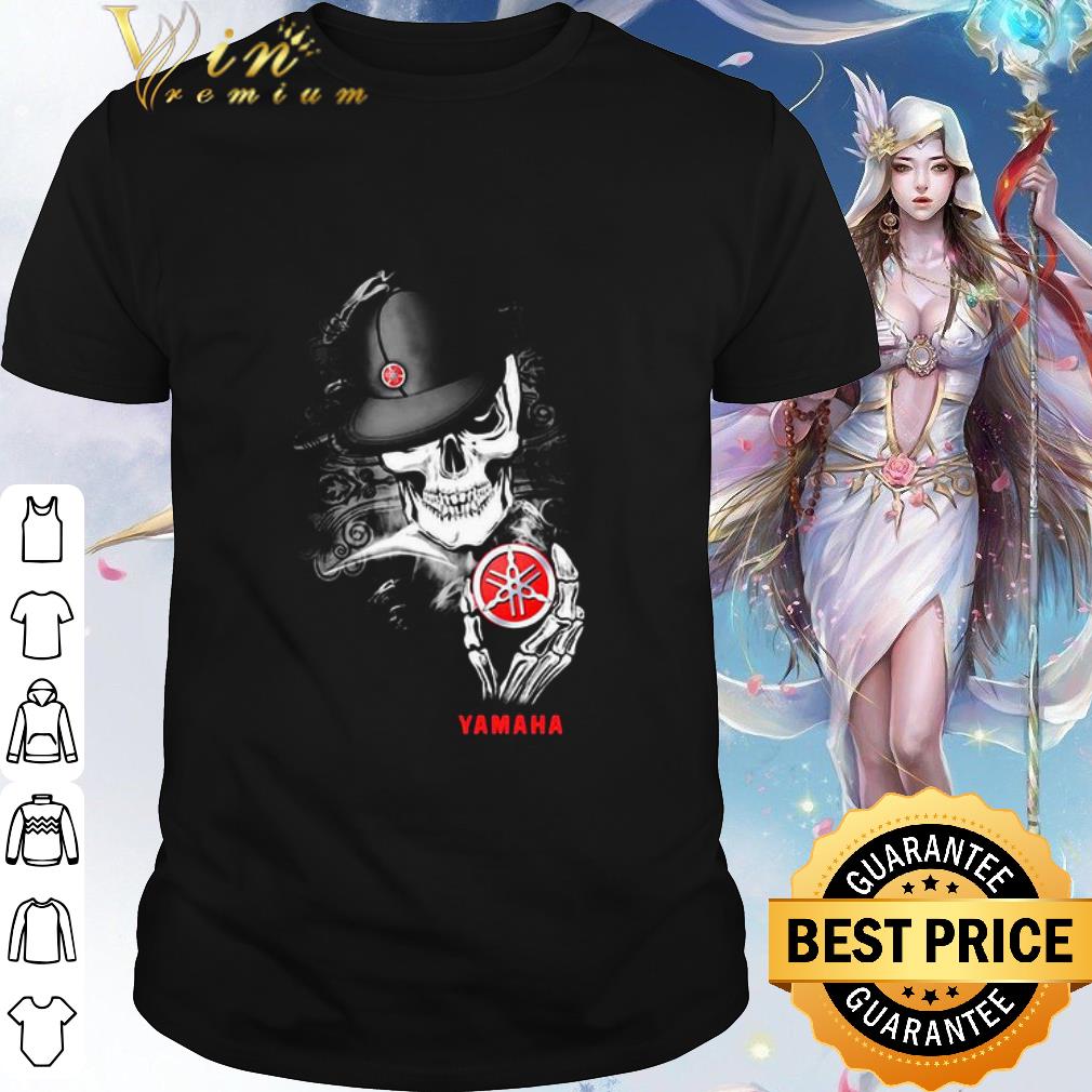 Premium Skeleton Skull Yamaha Logo shirt