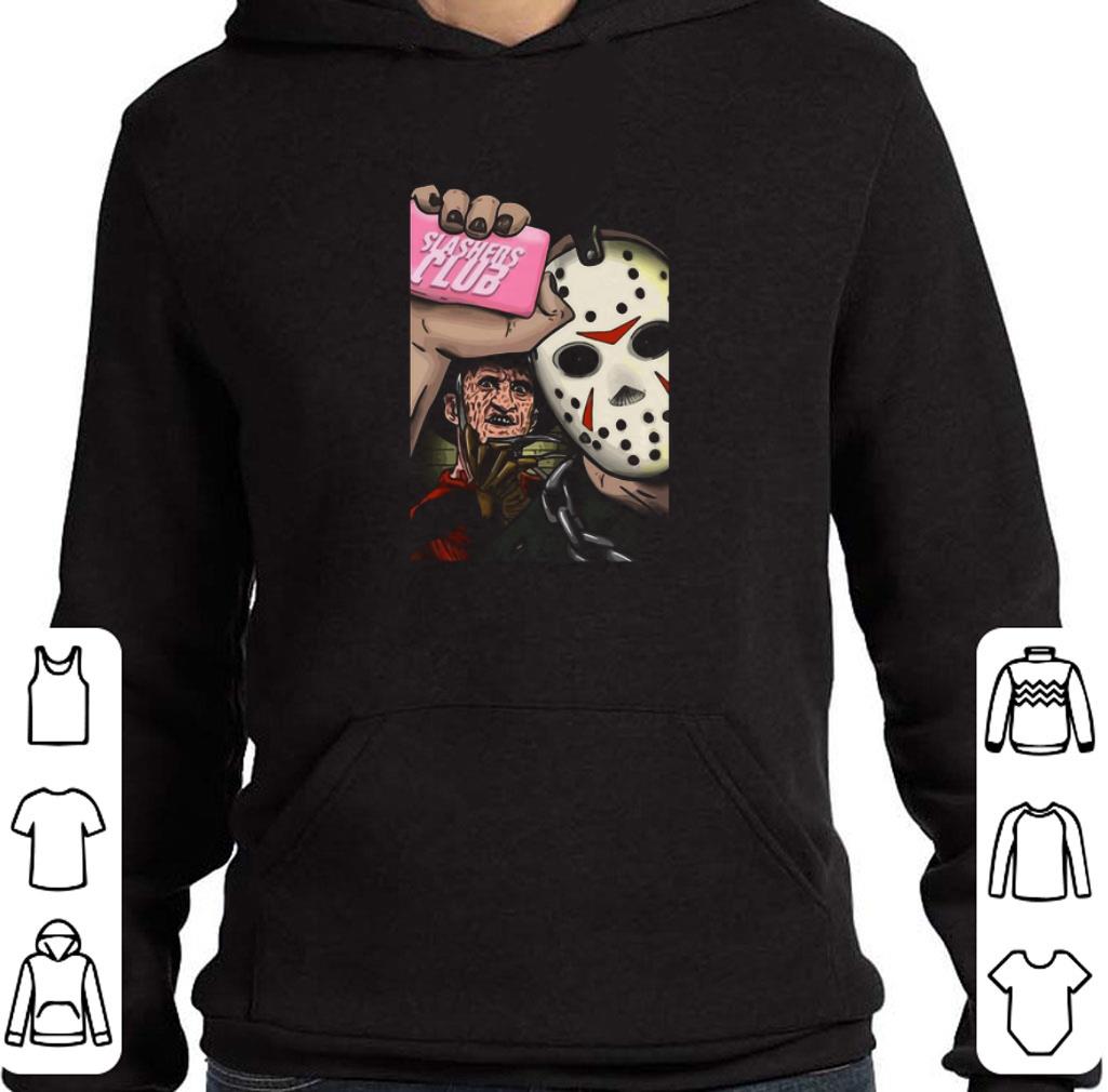 Official Jason Voorhees And Freddy Krueger Slashers Club shirt 01068b98 official jason voorhees and freddy krueger slashers club shirt 4 - Official Jason Voorhees And Freddy Krueger Slashers Club shirt