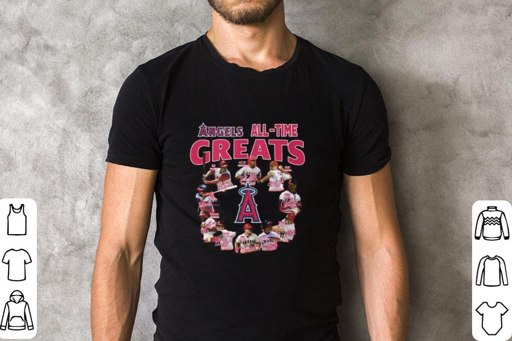 Awesome Los angeles angels all time greats signatures shirt