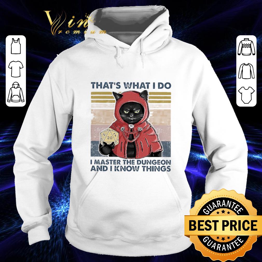 Black Cat That’s What I Do I Master The Dungeon And I Know Things Vintage shirt 0a4102c0 black cat that s what i do i master the dungeon and i know things vintage shirt 4 - Black Cat That’s What I Do I Master The Dungeon And I Know Things Vintage shirt