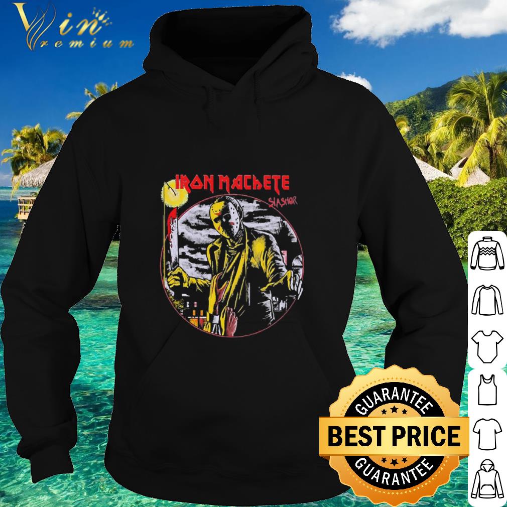 0c26eb9e premium jason voorhees iron machete slasher shirt 4 - Premium Jason Voorhees Iron Machete slasher shirt