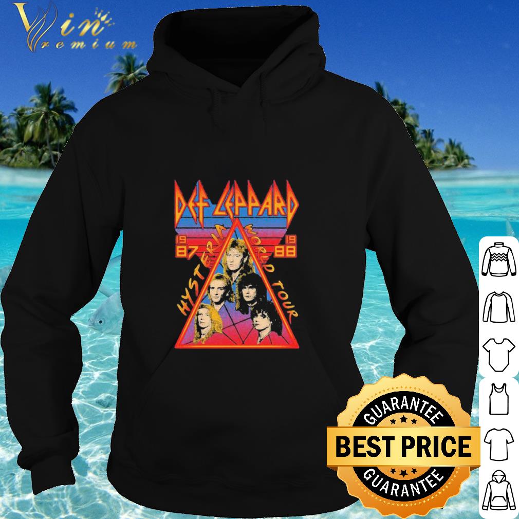 0de6e6cc premium def leppard hysteria world tour 1987 shirt 4 - Premium Def Leppard Hysteria World Tour 1987 shirt