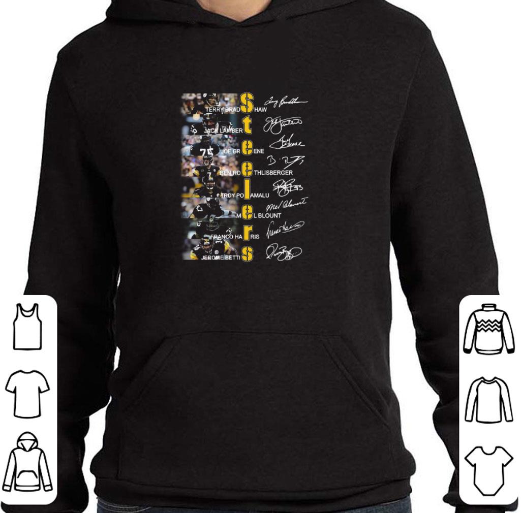 0e4f551d funny pittsburgh steelers nfl john stallworth jerome bettis signatures shirt 4 - Funny Pittsburgh Steelers NFL John Stallworth Jerome Bettis signatures shirt