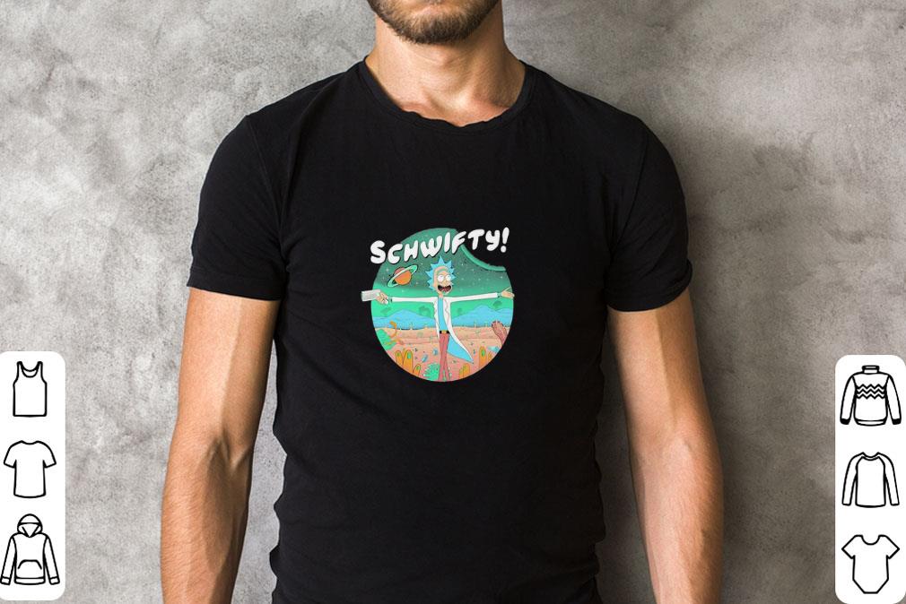 Funny Rick Sanchez Schwifty Alien Death Stars shirt