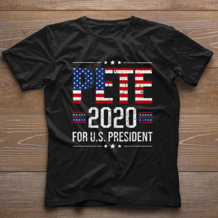 Awesome Pete 2020 For Us President American Flag shirt