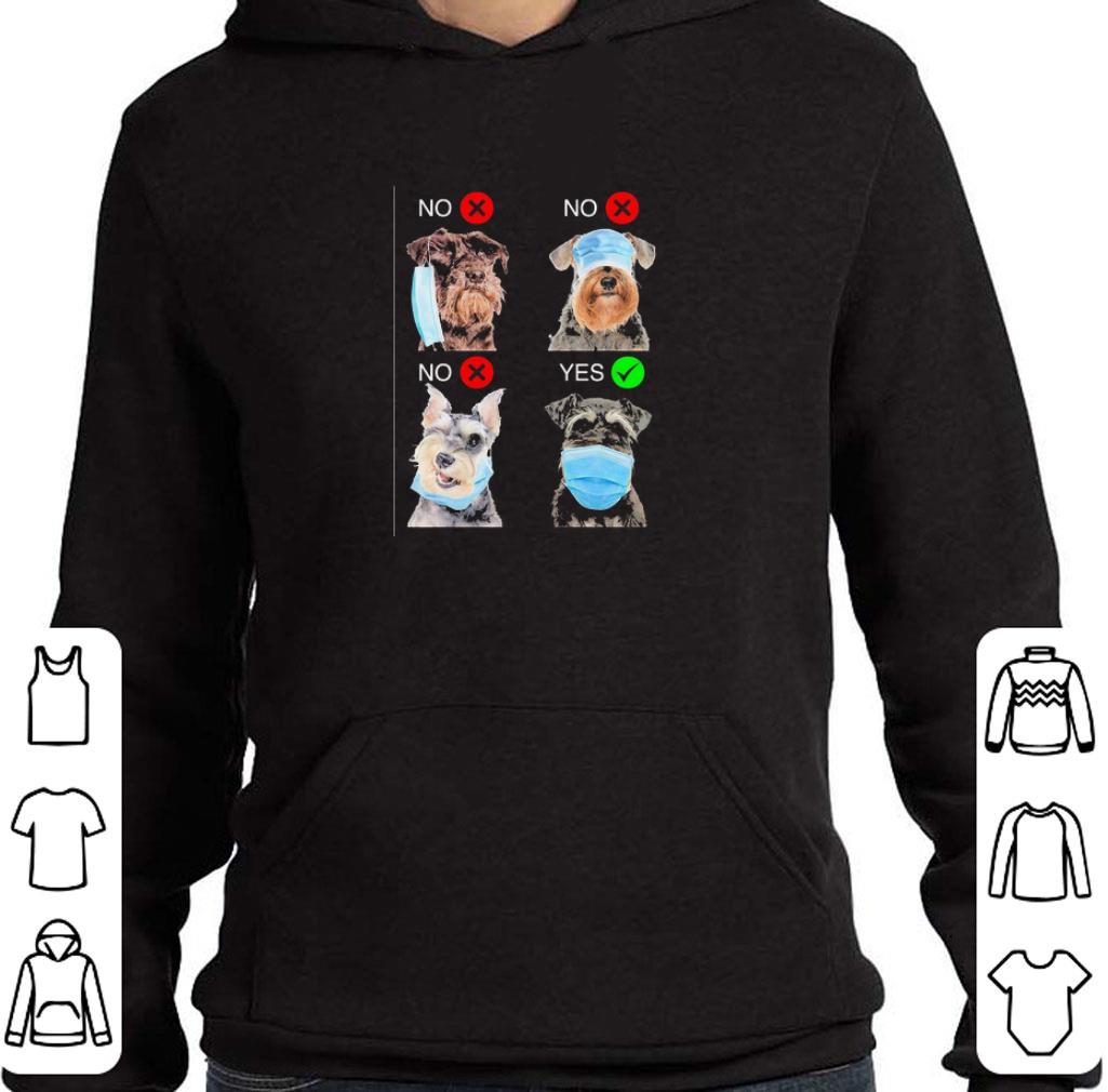1c733e55 hot schnauzer right way to wear mask shirt 4 - Hot Schnauzer Right Way To Wear Mask shirt
