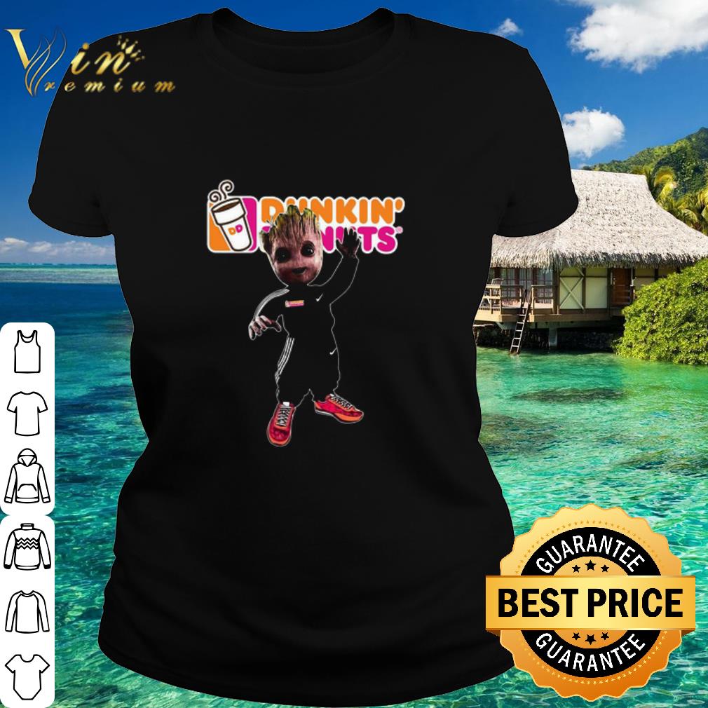 Official Baby Groot Dunkin’ Donuts Logo shirt