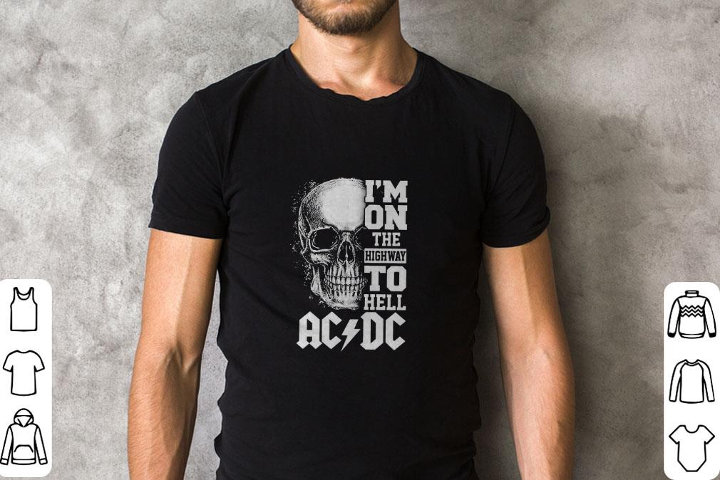 Hot Skull I’m on the highway to hell ACDC shirt