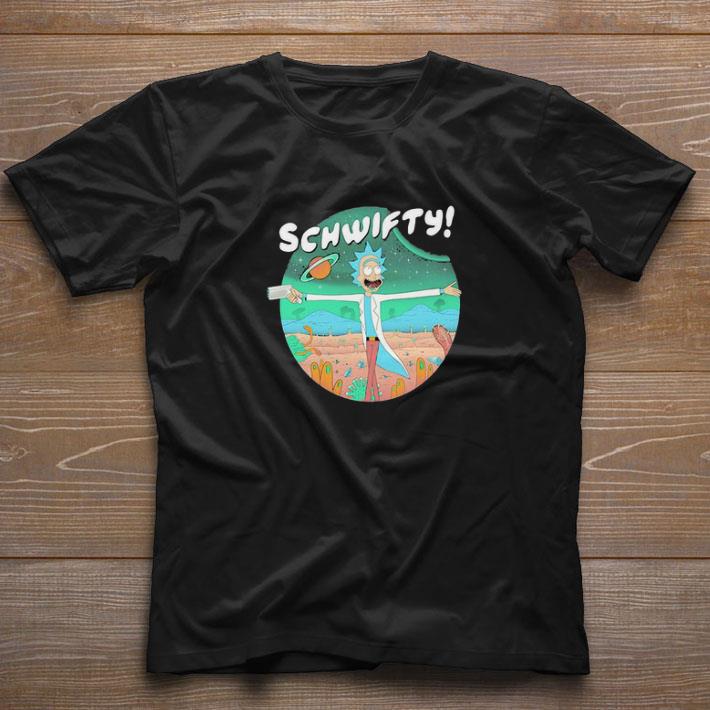 Funny Rick Sanchez Schwifty Alien Death Stars shirt