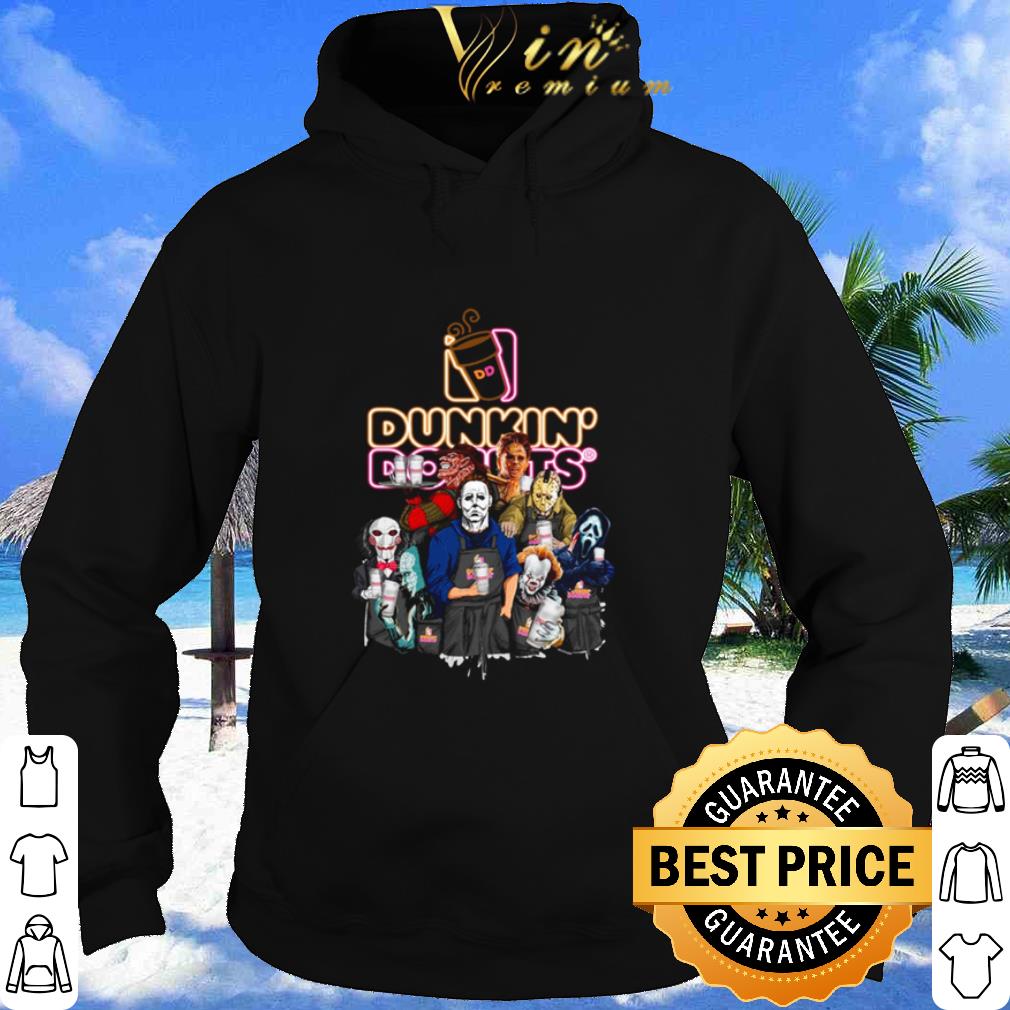 Friends Horror Movie Characters Drink Dunkin’ Donuts shirt 2c24b2d0 friends horror movie characters drink dunkin donuts shirt 4 - Friends Horror Movie Characters Drink Dunkin’ Donuts shirt