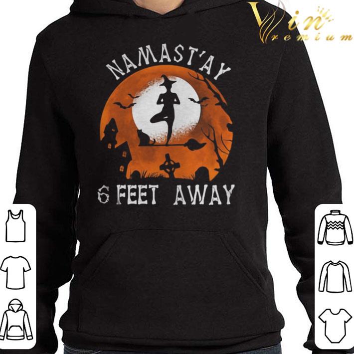 37253106 witch namastay 6 feet away sunset shirt 4 - Witch namastay 6 feet away sunset shirt