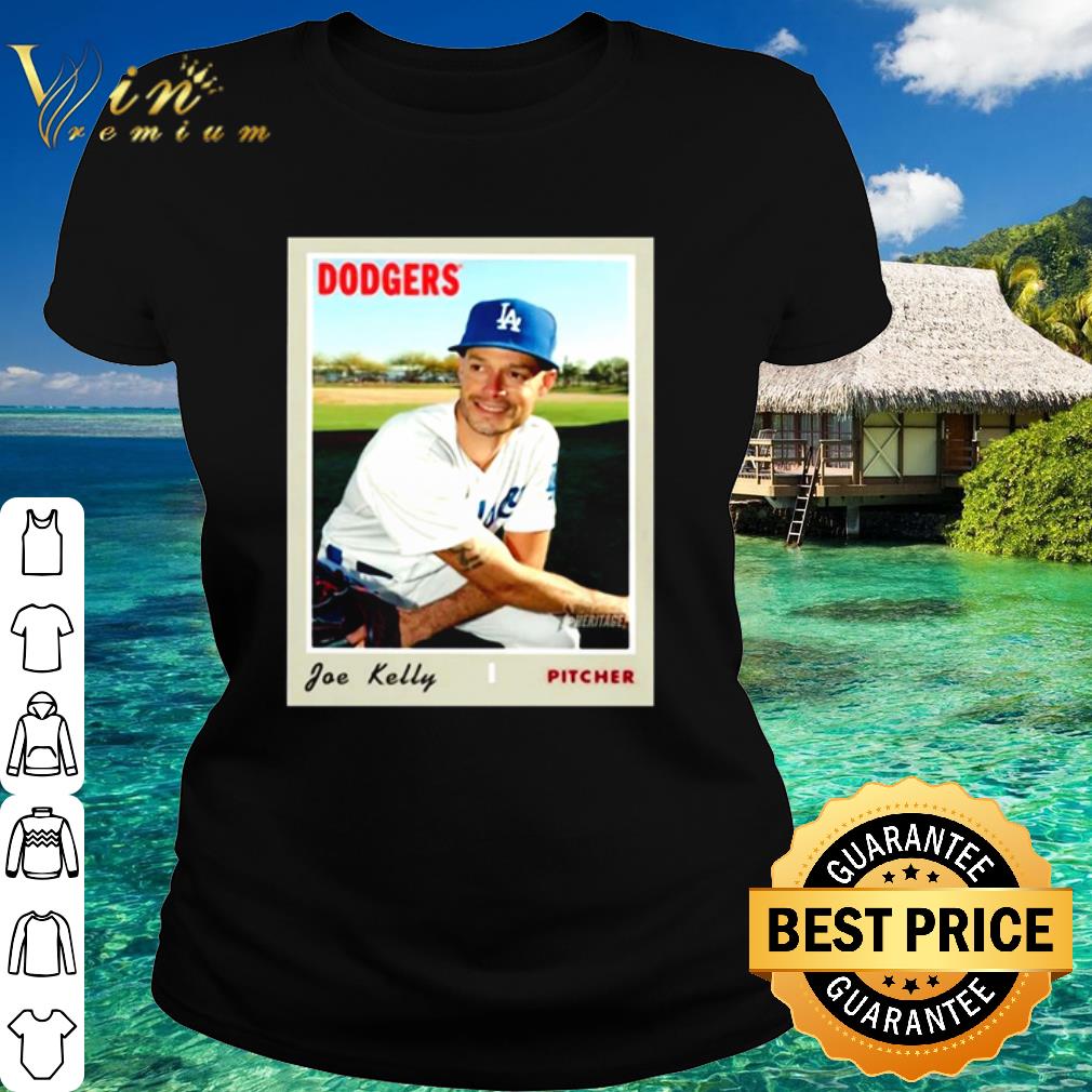 Original Joe Kelly Dodgers signature Pitcher shirt