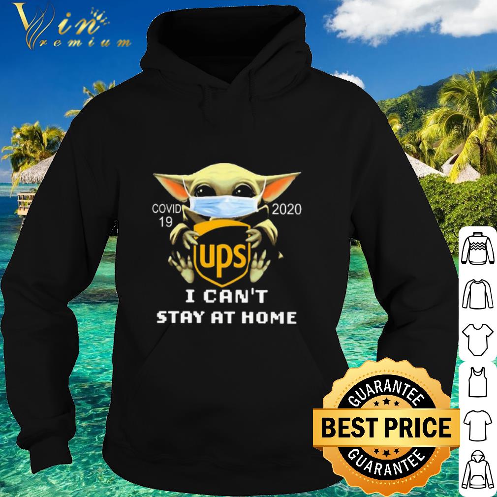 411ee63d best baby yoda mask hug united parcel service covid 19 2020 i can t stay at home shirt 4 - Best Baby Yoda mask hug United Parcel Service Covid 19 2020 I can’t stay at home shirt