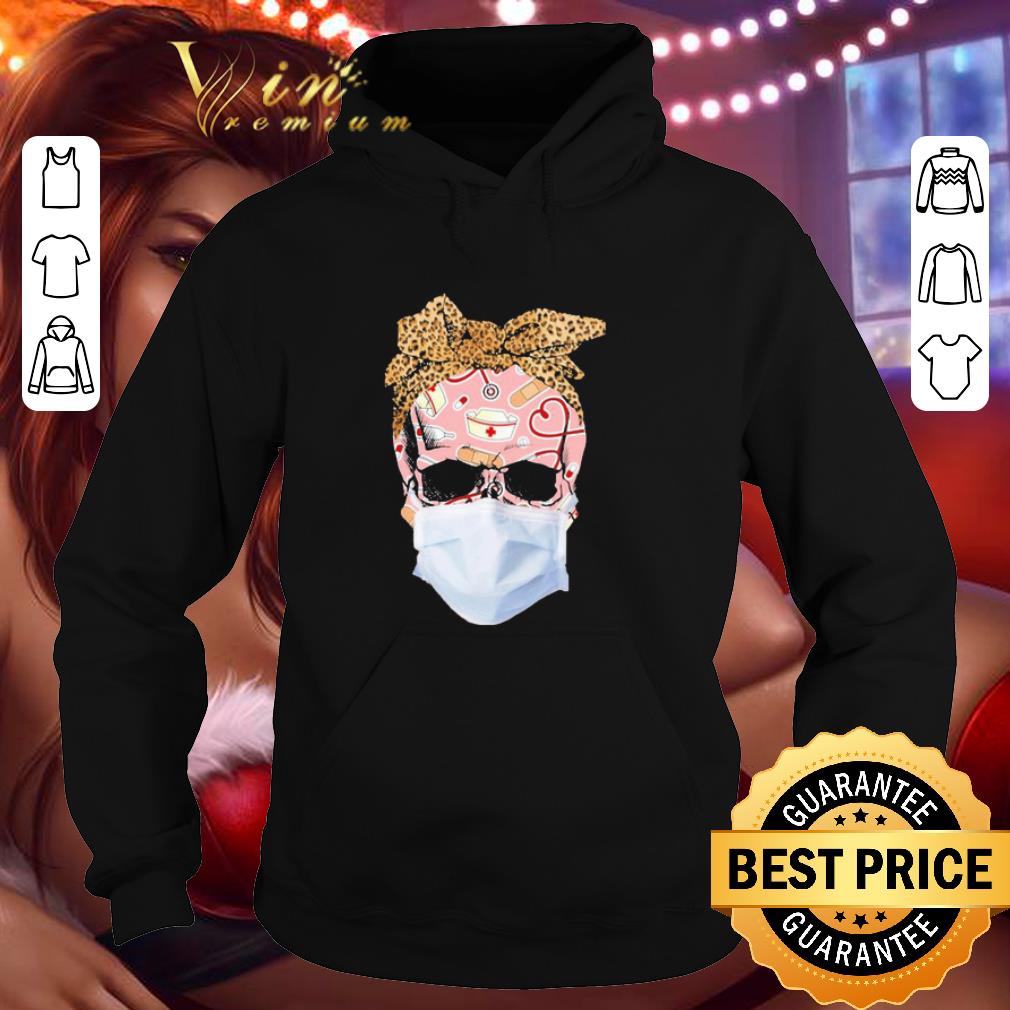 Skull face mask Nurse shirt 4270069d skull face mask nurse shirt 4 - Skull face mask Nurse shirt