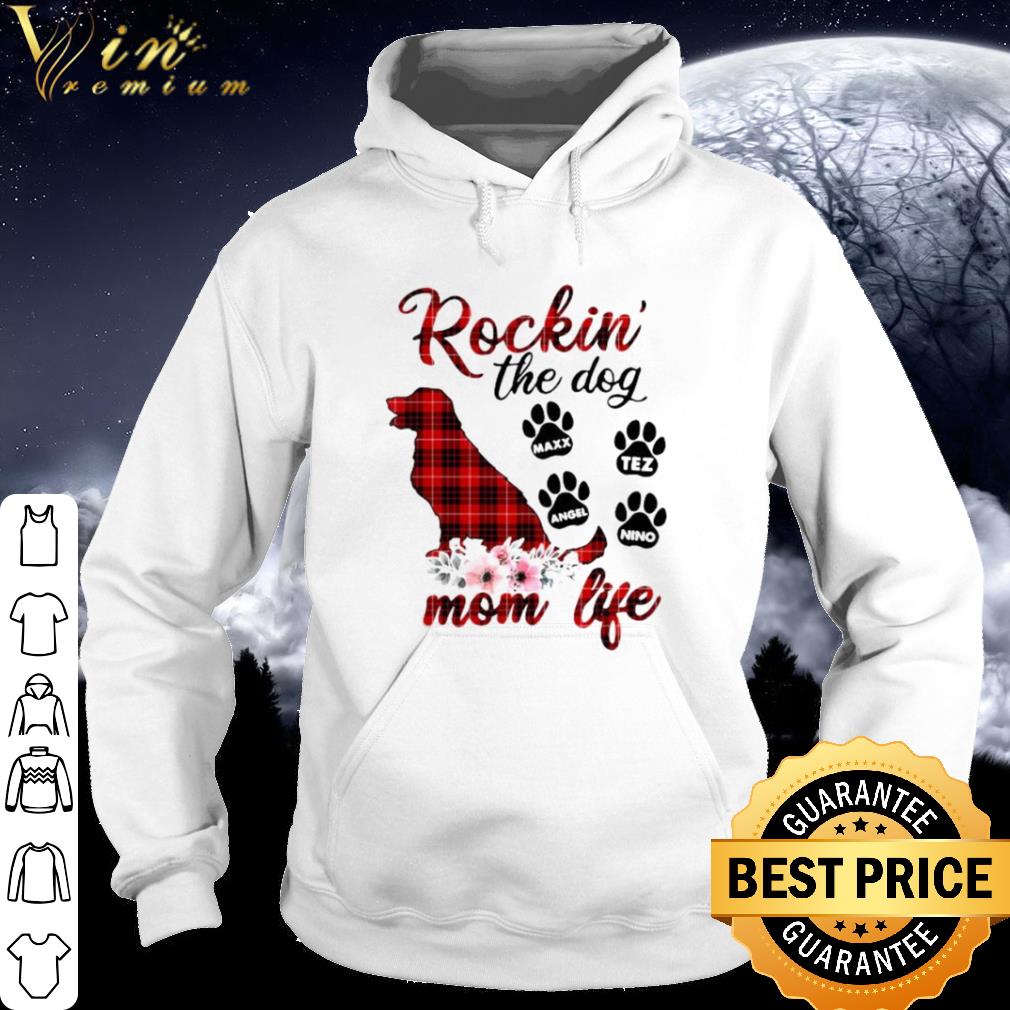 4935af26 top plaid rockin the dog mom life shirt 4 - Top Plaid Rockin’ the dog mom life shirt