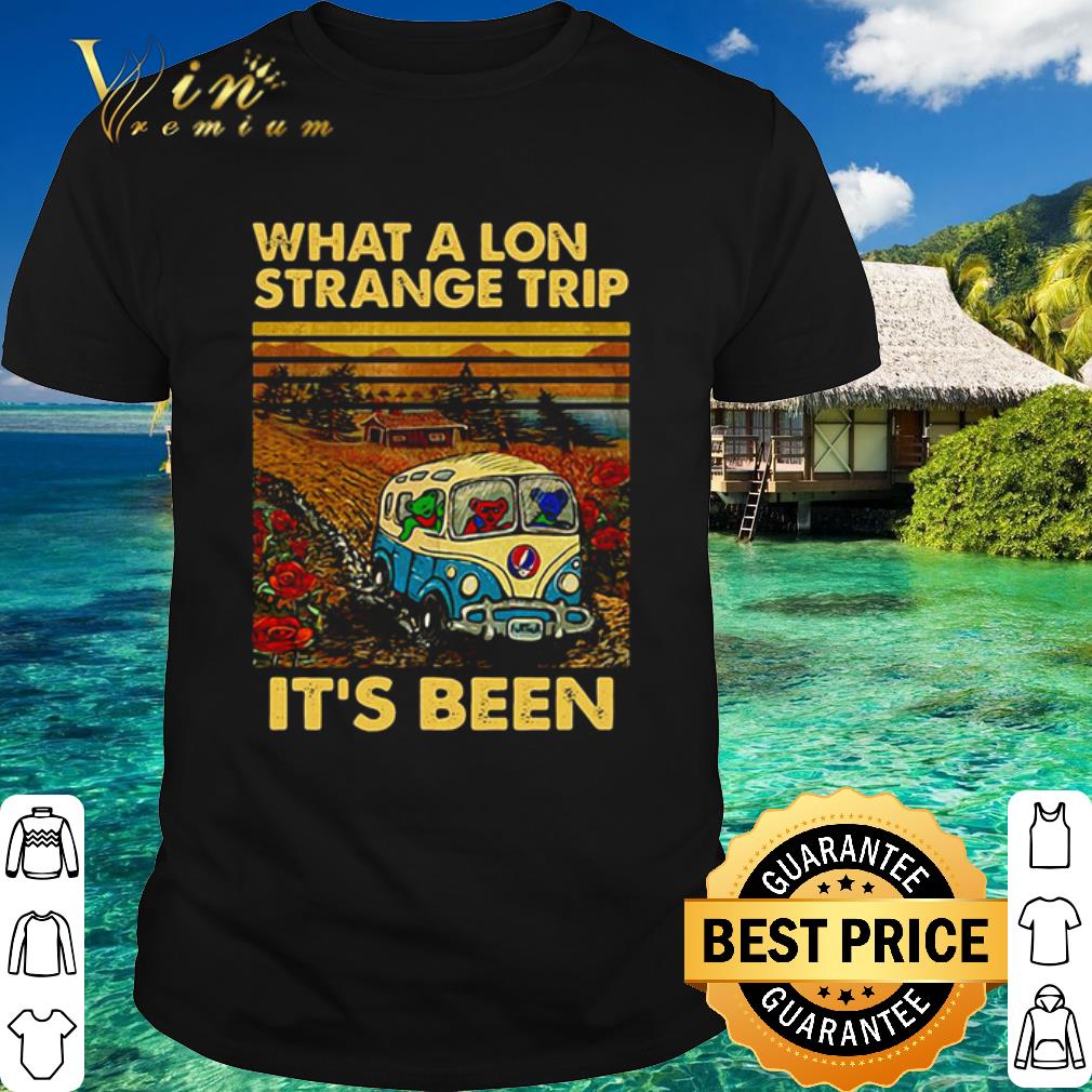 Premium What A Long Strange Trip It’s Been Busy Bear Grateful Dead bears vintage shirt