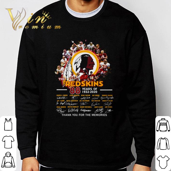 The Redskins 88 year of 1932 2020 thank you for the memories shirt 4f612cb8 the redskins 88 year of 1932 2020 thank you for the memories shirt 4 - The Redskins 88 year of 1932 2020 thank you for the memories shirt