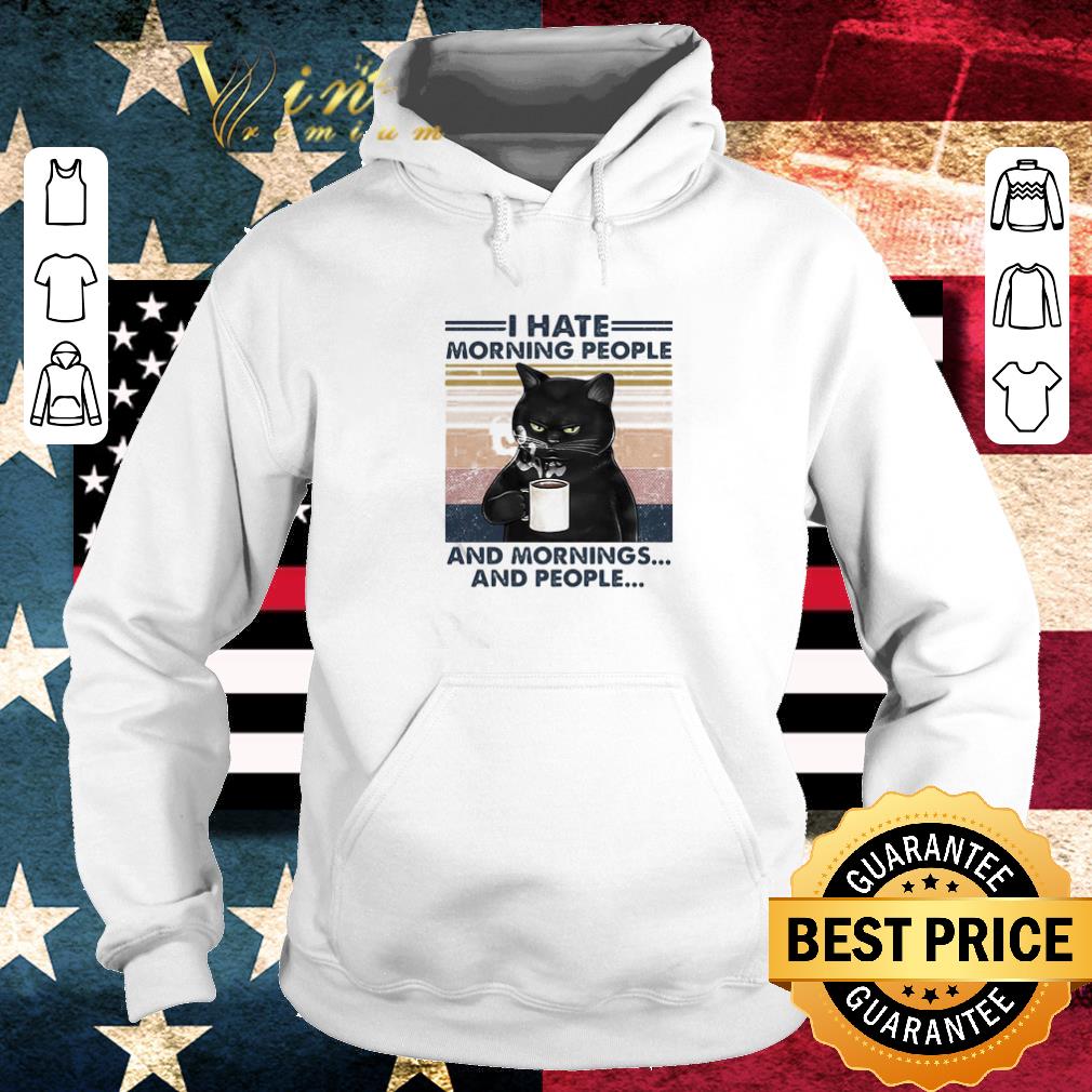 54292182 hot vintage black cat drink tea i hate morning people and mornings and people shirt 4 - Hot Vintage Black Cat Drink Tea I Hate Morning People And Mornings And People shirt