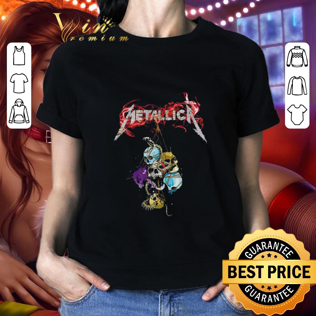 Metallica Band Skulls shirt