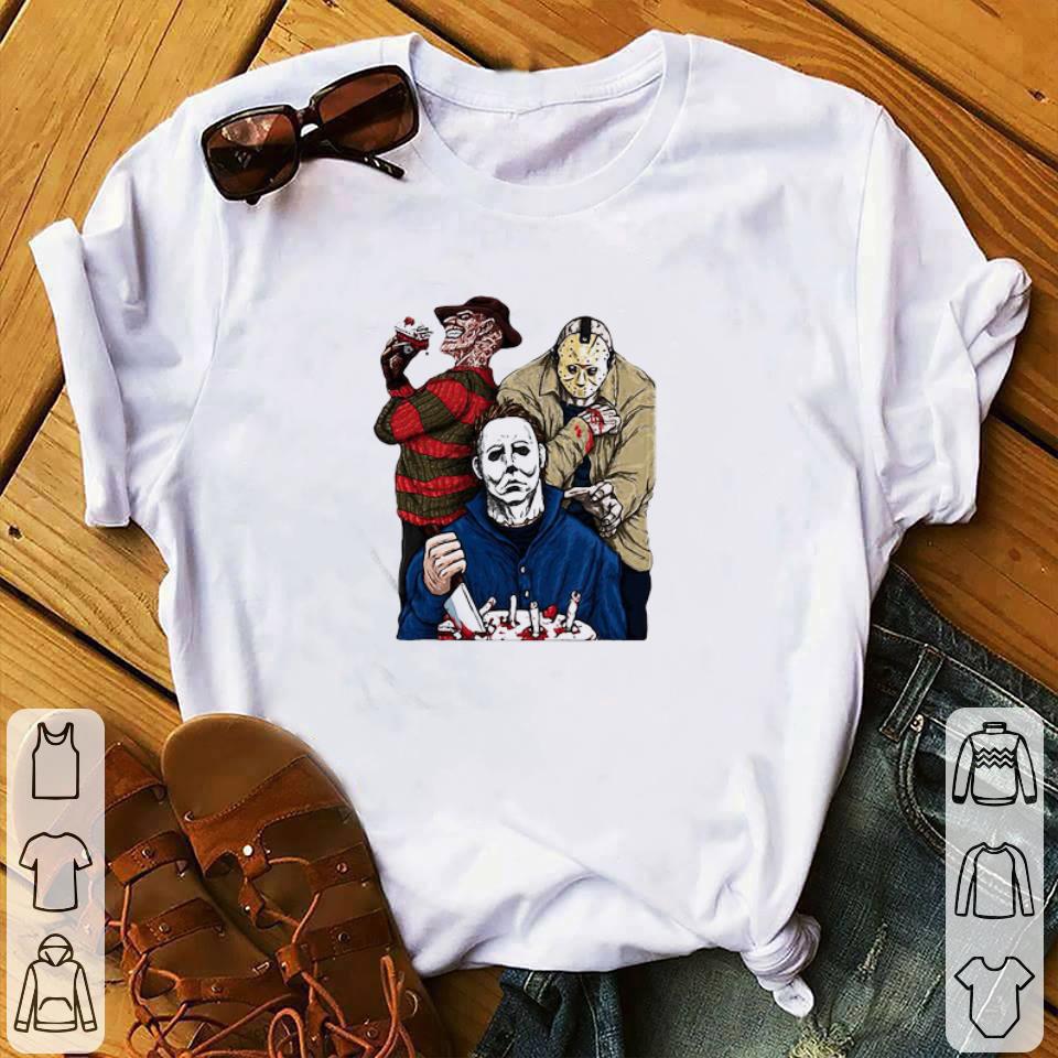 Top Halloween Freddy Krueger Jason Voorhees Michael Myers shirt