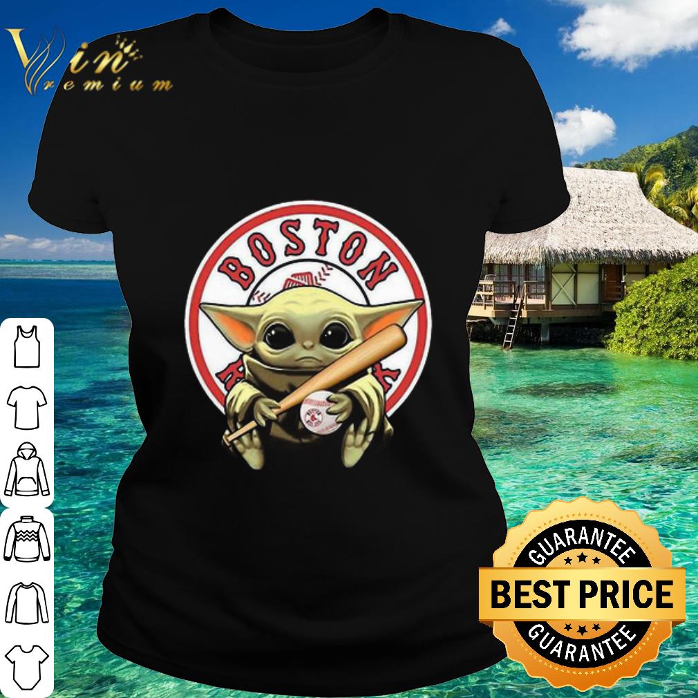 Official Baby yoda hug boston red sox baseball shirt